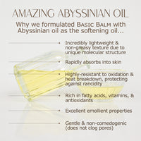 Women's BASIC BALM - Sans Scent (Unscented/No Essential Oils)