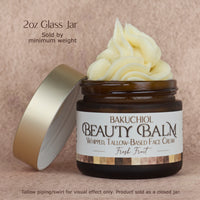 Bakuchiol Anti-Aging Tallow Face Cream, Fresh Fruit, Swirled Balm