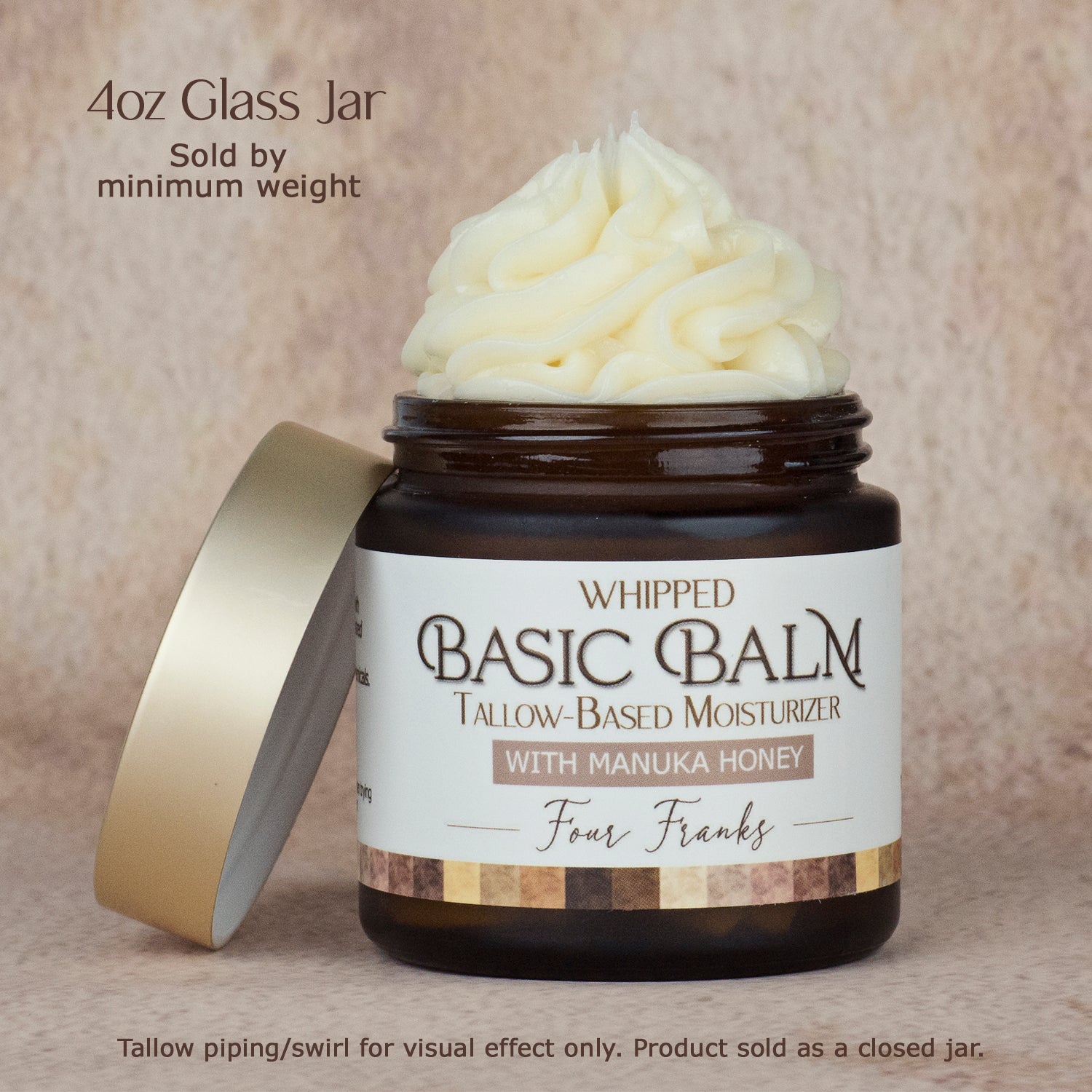 Women's BASIC BALM: Four Franks, Whipped Tallow and Honey Balm