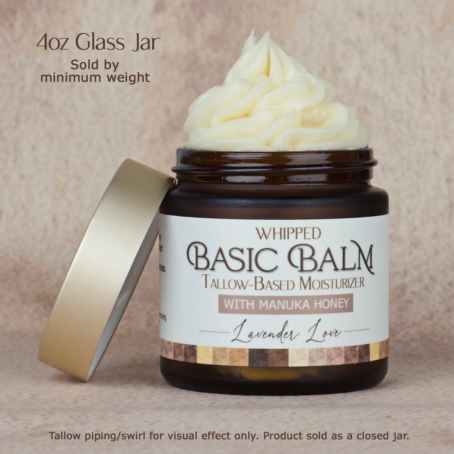 Women's BASIC BALM: Lavender Love, Whipped Tallow and Honey Balm