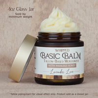 Women's Whipped Tallow and Honey Balm, Lavender Love, Open Swirl