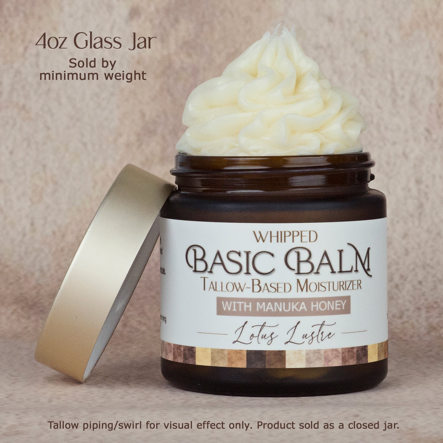 Women's BASIC BALM: Lotus Lustre, Whipped Tallow and Honey Balm