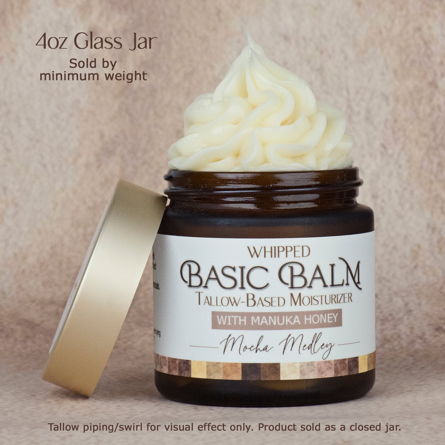 Women's BASIC BALM: Mocha Medley, Whipped Tallow and Honey Balm