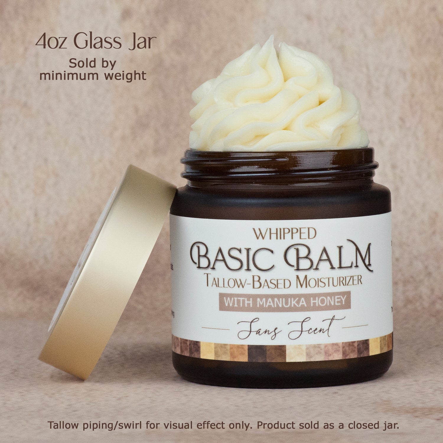Women's BASIC BALM - Sans Scent (Unscented/No Essential Oils)