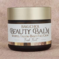 Bakuchiol Anti-Aging Tallow Face Cream, Fresh Fruit, Front Side