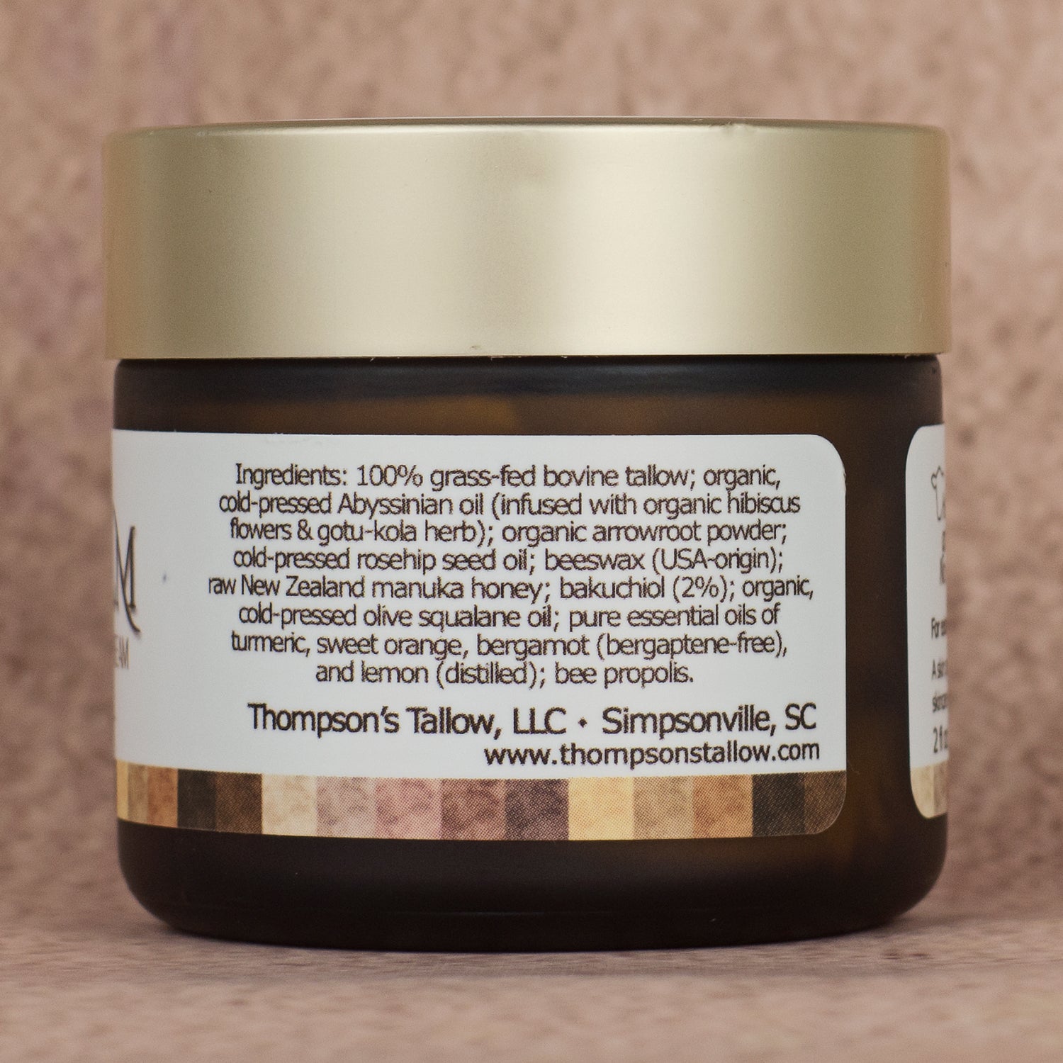Bakuchiol Anti-Aging Tallow Face Cream, Fresh Fruit, Ingredient List
