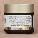 Bakuchiol Anti-Aging Tallow Face Cream, Pretty Pungent, Ingredients