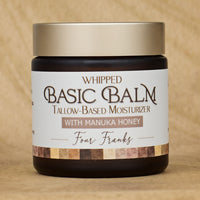 Women's Whipped Tallow and Honey Balm, Four Franks, Front Side