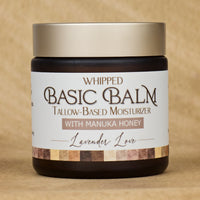 Women's Whipped Tallow and Honey Balm, Lavender Love, Front Side