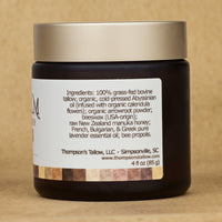 Women's Whipped Tallow and Honey Balm, Lavender Love, Ingredients