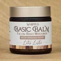 Women's Whipped Tallow and Honey Balm, Lotus Lustre, Front Side